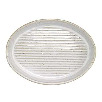 Avanti Linens - Soap Dish, Guest Bathroom Essentials, Modern Home Decor (Drift Collection)