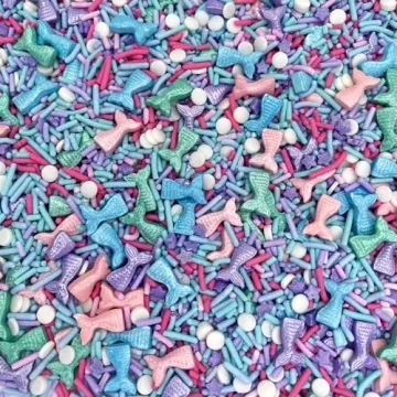 Sprinkles | Mermaid Sprinkles | 4 oz | Cupcake Sprinkles | Cake Sprinkles | Purple and Teal Sprinkles | Manvscakes