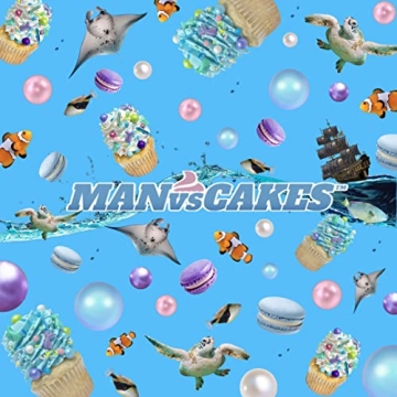 Sprinkles | Mermaid Sprinkles | 4 oz | Cupcake Sprinkles | Cake Sprinkles | Purple and Teal Sprinkles | Manvscakes