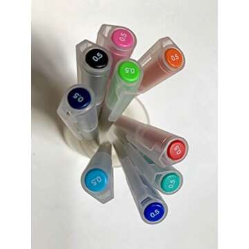 MUJI Gel Ink Ballpoint Pens Pack of 9 Colors 0.5mm