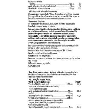 Solgar B-Complex with Vitamin C Stress Formula, 250 Tablets - Energy Metabolism, Nervous System & Immune Support - Non-GMO, Vegan, Gluten Free, Dairy Free, Kosher, Halal - 125 Servings