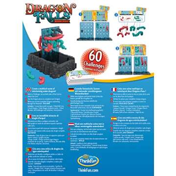 Think Fun ThinkFun Dragon Falls Logic Puzzle Game: Single-Player Problem-Solving Game for Ages 8+. I...