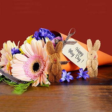 Mini Plush Rabbit Set - Perfect for Easter Gifts & Decorations