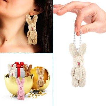 Mini Plush Rabbit Set - Perfect for Easter Gifts & Decorations