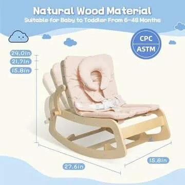 Stylish Baby Bouncer with 5-Point Harness