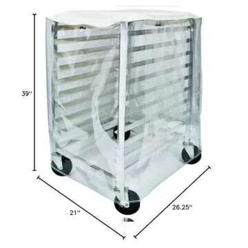 Winco Aluminum Sheet Pan/Bun Rack, 3" Spacing, 10 Tier