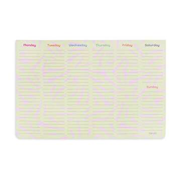 Ban.do Undated Weekly Planner - 52 Sheets for Yearly Planning