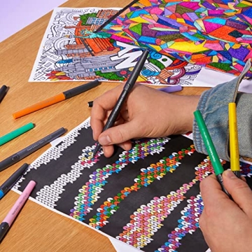 Paper Mate Flair Metallic Felt Tip Pens - Colorful & Glittery