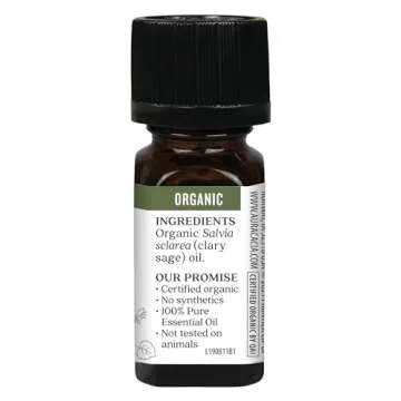 Aura Cacia Clary Sage Essential Oil 100% Pure and Organic