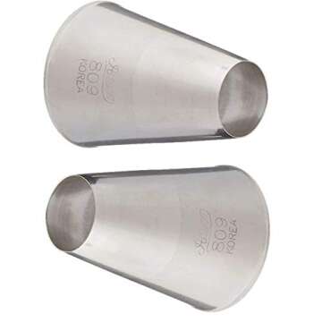 Ateco 2 X 11/16" Plain #809 Pastry Tubes (1, A)