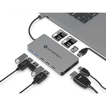 NOV8Tech 11-in-1 USB C Hub with 4K HDMI and Power Delivery