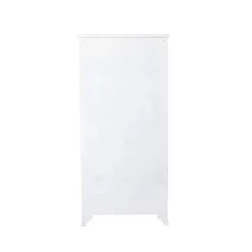 Creative Co-Op Metal Shelves & Cabinets in Azure White