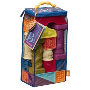 B. toys Alphabet Learning Blocks - Soft Sensory ABC Blocks