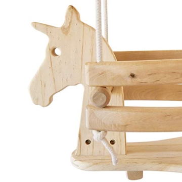 Ecotribe Unicorn Swing Set for Safe Toddler Fun