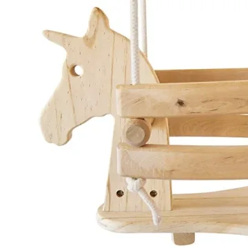 Ecotribe Unicorn Swing Set for Safe Toddler Fun