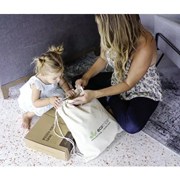 Ecotribe Unicorn Swing Set for Safe Toddler Fun