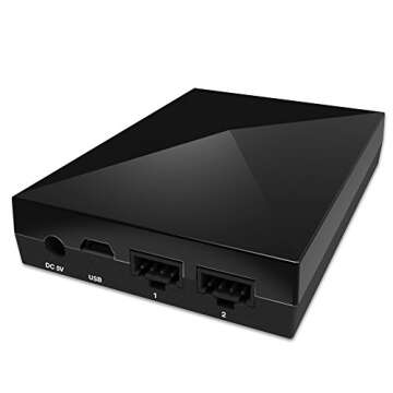 NZXT Hue+ Advanced PC Lighting - Black (AC-HUEPS-M1)