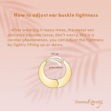 Gold Chunky Hoop Earrings Lightweight Hoops for Women