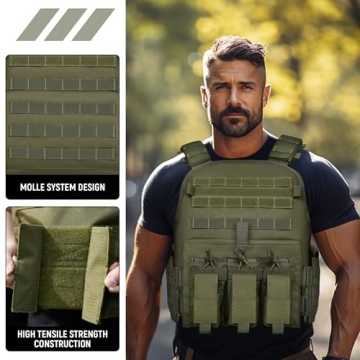 GFIRE Tactical Vest Lightweight Breather Quick Release Gear