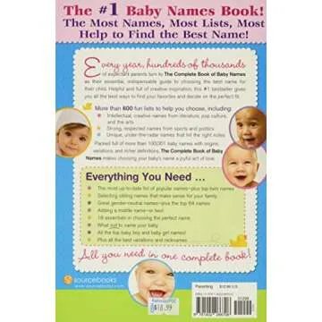 The Complete Book of Baby Names: The #1 Baby Names Book with Unique Ideas for Boys and Girls