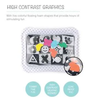 Peanutshell Tummy Time Water Mat for Infants - Montessori