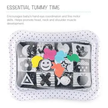 Peanutshell Tummy Time Water Mat for Infants - Montessori