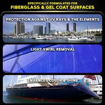 Meguiar's Flagship Premium Marine Wax, Boat Polish and Oxidation Remover - 32 Oz Bottle (Packaging May Vary)