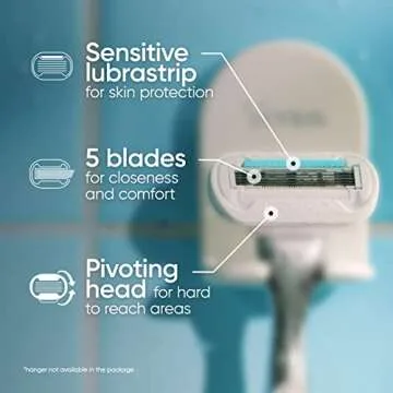 Gillette Venus Extra Smooth Sensitive Womens Razor Blade Refills, 6 Count, Designed for Women with S...
