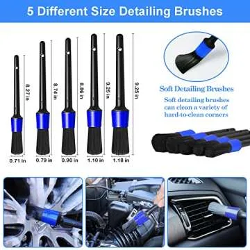 26Pcs Car Detailing Brush Set for Enthusiasts and Pros