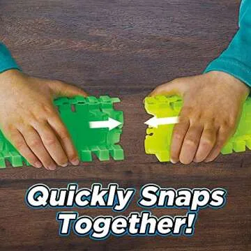 Glow In The Dark Magic Tracks for Kids with LED Car