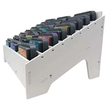 Pixiss Ink Pad Storage Holder and Stamp Pad Storage for Distress Oxide Ink and Others Sits Horizontal or Vertical - Stores 24 Ink Pads Craft Storage Organizer