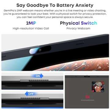 CHUWI 15.6 inch Laptop, 8GB LPDDR5 RAM 256GB SSD, Intel N100(Beat to i3-1115G4, Up to 3.4GHz), FHD 2K IPS Display, 1TB SSD Expand, RJ45, WiFi 6, BT5.2, HDMI, USB3.0, Webcam