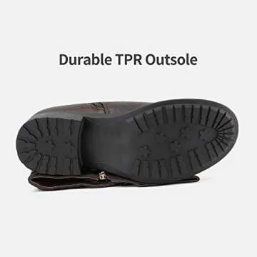 DREAM PAIRS Women's Stylish Wide Calf Knee High Boots