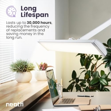 Neatfi Ultra LED Desk Lamp - 3,500 Lumen Adjustable Light