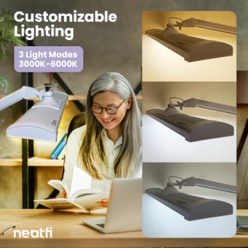 Neatfi Ultra LED Desk Lamp - 3,500 Lumen Adjustable Light
