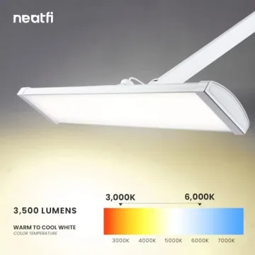 Neatfi Ultra LED Desk Lamp - 3,500 Lumen Adjustable Light