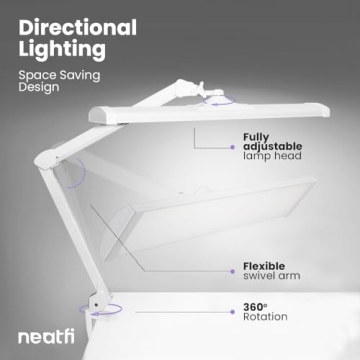 Neatfi Ultra LED Desk Lamp - 3,500 Lumen Adjustable Light