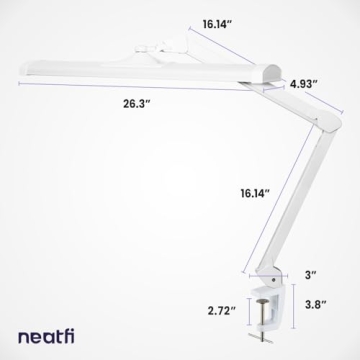 Neatfi Ultra LED Desk Lamp - 3,500 Lumen Adjustable Light