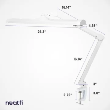 Neatfi Ultra LED Desk Lamp - 3,500 Lumen Adjustable Light