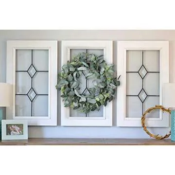 Lvydec Artificial Eucalyptus Wreath - 20" Home Décor