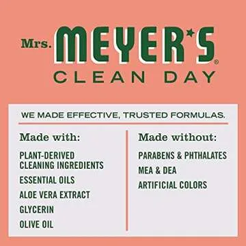 Mrs. Meyer's Geranium Hand Soap - Eco-Friendly & Gentle Clean
