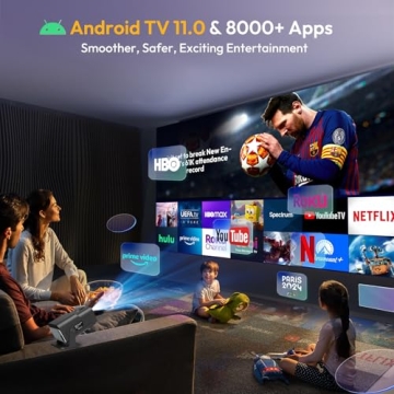 Smart Mini Projector XGODY Gimbal5 Fully Portable HD