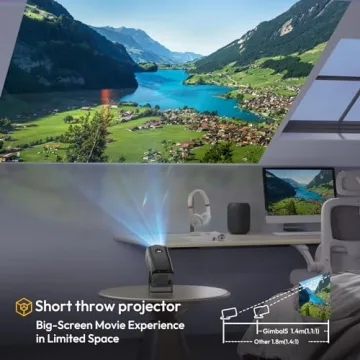 Smart Mini Projector XGODY Gimbal5 Fully Portable HD