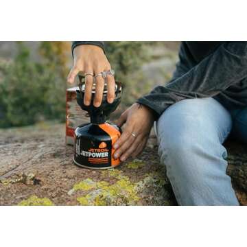 Jetboil Jetpower Fuel Canister for Camping Stoves - 230 Grams