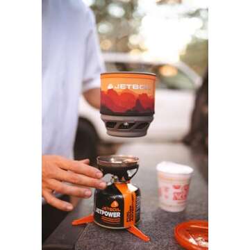Jetboil Jetpower Fuel Canister for Camping Stoves - 230 Grams