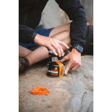 Jetboil Jetpower Fuel Canister for Camping Stoves - 230 Grams