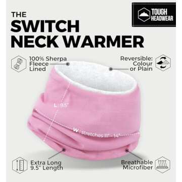 Tough Headwear Winter Neck Gaiters for Men & Women