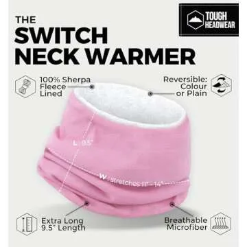 Tough Headwear Winter Neck Gaiters for Men & Women