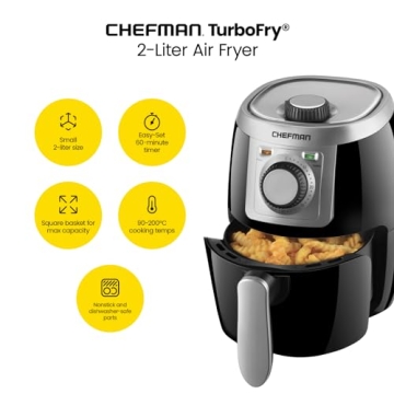 Compact Air Fryer - 2 Qt Healthy Cooking