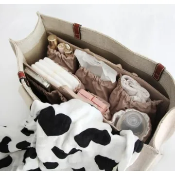 ToteSavvy Organizer - 11 Pocket Insert for Stylish Bags